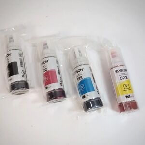 Epson 522 Ink Bottles 4 Pack 1/2031 for ET-2720 ET-2800 ET-2803 ET-4700 ET-4800